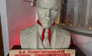 Lenin all'interno del ristorante CCCP di Tiraspol