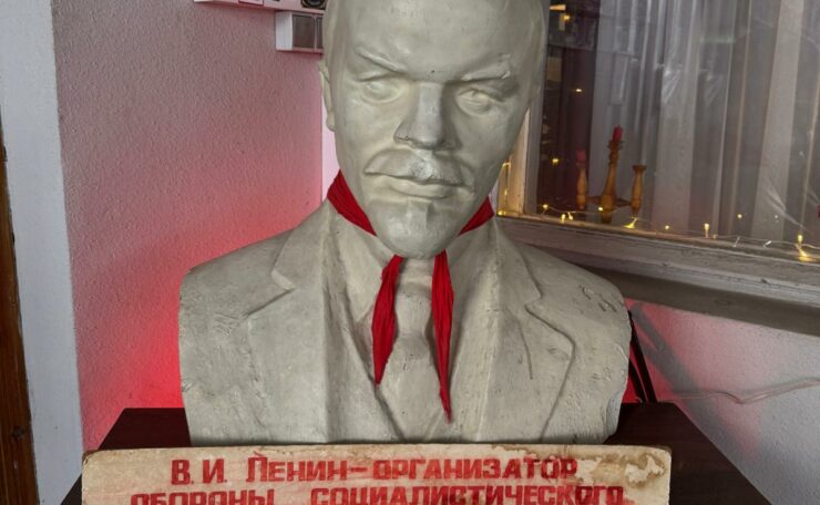 Lenin all'interno del ristorante CCCP di Tiraspol