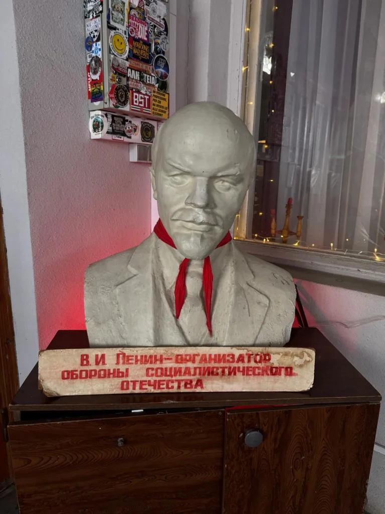 Lenin all'interno del ristorante CCCP di Tiraspol